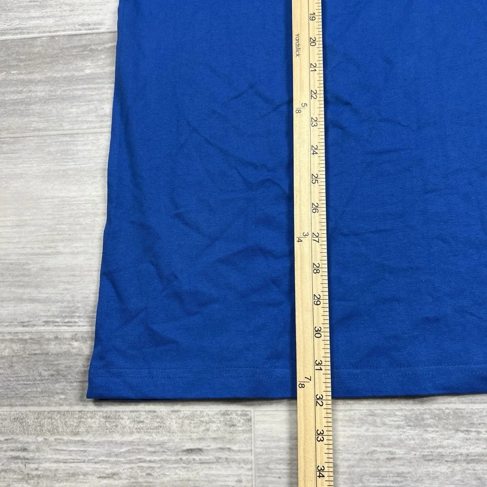 Mitchell & Ness Royal Blue Chicago Cubs MLB  Premium T-Shirt‎ Men's 2XL NEW